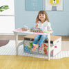 3-in-1 Kids Convertible Activity Bench Kids Table Chair Set Toddlers Toy Storage