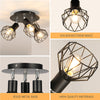 Modern 3 Way Adjustable LED Ceiling Spotlight Round Kitchen Spot Light w/ Viafms