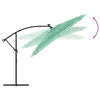 Garden Parasol with Steel Green 290x290x238 J9J9