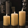 3 OR 5PCS LED Flameless Candles Remote Flickering Pillar Timer Battery Operated