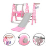 Toddler Swing Slide&Climber Set Kids Baby In/Outdoor Playground Girl's Toy Pink