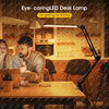 LED Desk Light Dimmable Eye-Caring Desk Lamp With Adjustable Swing Arm USB Kxzep