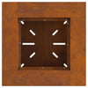 Fire Pit 60x60x50 cm Weathering Steel