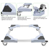 4 Wheel Movable Washing Machine Base Refrigerator Undercarriage Stand Load 250KG