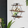 Rustic Floating Shelves Creative Wall Mounted Shelf Bar Nail Salon Display Rack