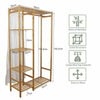 Heavy Duty Clothes Shoe Rack Garment Closet Storage Organizer Hanging Rail Shelf
