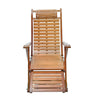 BambooWood Deck Rocking Chair Patio Garden Outdoor Sun Lounger Reclining Day Bed