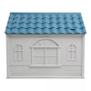 Weatherproof Indoor Outdoor Plastic Pet Puppy Dog House Dog Kennel Shelter Home
