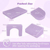 COSTWAY 8-Piece Modular Kids Play Couch Convertible Climb & Crawl Foam-Purple