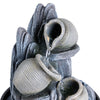 Indoor Desktop LED Water Feature Fountain Home Decor Polyresin Waterfall Statues