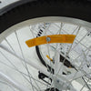 24" Adult Tricycle 6 Speeds White 3 Wheel Bicycle Cruise Trike W/ Basket & Lamp