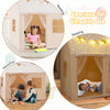Large Toddler Playhouse w/ Glow in the Dark Stars-Beige
