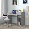 COSTWAY Computer Desk Laptop PC Desk with Drawer & CPU Stand-Grey