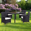 Rattan Garden Furniture Sets 4/6 PCS Rattan Chairs and Table Balcony Bistro Set