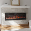 58inch Home Electric Fireplace Wall Mounted/Built-in LED Fire 12 Colour Flame UK