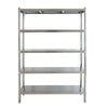 5 Tier Stainless Steel Shelving Unit Kitchen Metal Storage Shelf Garage Racking