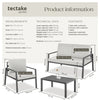 Garden Furniture Table and Chairs Sofa Set Outdoor Patio Aluminium Lounge Sets