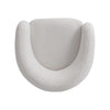 Modern White Julep Tub Armchair Swivel Single Sofa Accent Boucle Cuddle Chairs
