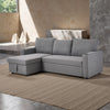 3 Seater Corner Sofa Bed Hidden Storage Convertible Pull Out -L Shaped Sofa Bed