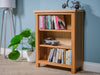 Oak Small Bookcase Shelving – Compact Storage Bookcase Fully Built