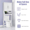 Bathroom Organizer Over the Toilet Storage Cabinet w/Open Shelf