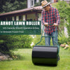 Steel Garden Lawn Roller, Water Sand Filled Outdoor Grass Roller Removable Drain