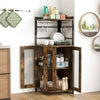 Corner Bar Cabinet Industrial Wine Cabinet