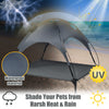 Exlarge Elevated Dog Bed Portable Pet Cot Tent w/ Removeable Canopy Waterproof
