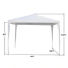 3x3M Heavy Duty Gazebo Marquee Canopy Waterproof Garden Patio Party Tent w/Sides