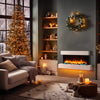 Endeavour Fires Runswick Wall Mounted Electric Fire, 220/240Vac, 50 Hz, 1&2kW