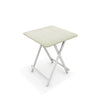 Small Foldable Dining Table Breakfast Kitchen Living Room Furniture Metal Legs