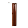 Folding Door PVC Internal Accordion Concertina Sliding Door Brown Ivory White
