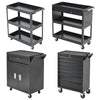 Mobile Drawer/Shelf Tool Trolley Storage Cart Heavy Duty Garage Trolley Workshop