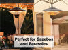 1.5Kw Portable Hanging Patio Infrared Heater For Parasols/Gazebos/Patio/Gardens