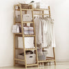 Garment Rack Clothes Rail Storage Hanging Display Stand Shelf Hat Coat Hanger UK