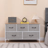 Fabric Cabinets Storage Unit Metal Frame Chest of Drawer Organiser Bedside Table