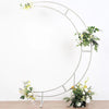 200cm Half Moon Wedding Arch Metal Backdrop Stand Celebration Party Flower Rack