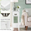 Narrow Nightstand Living Room 2 Tier Side Table
