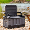 Folding Camping Chair Tackle Storage Box Garden Lawn Patio Foldable Seat Outdoor