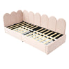 Panel Plush Velvet Upholstered Daybed 3ft Single Sofa Bed with Storage Drawers