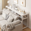 White Side End Table Console Table Living Room Bedroom Storage Rack 100X40X72Cm