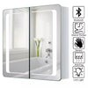 Illuminated LED Bathroom Mirror Cabinet Demister/Sensor/Bluetooth/Clock IP44