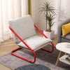 Ergonomic Armchair with Metal Frame Sling Accent Chair Reading Chair Lounge Sofa