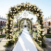Heavy Duty Wedding Arch Stand w/ Base Garden Arbor Trellis Support Archway Path
