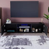 LED TV Unit 2 Door Modern Gloss Matte Living Room Cabinet Media Stand
