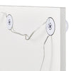 White Dressing Table with LED Lights Mirror 5 Drawers Stool Cabinet Make up Desk
