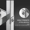3 Shelves Stainless Steel Service Trolley Kitchen Trolley Food Trolley w/Brake
