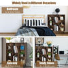 Costway 8-Cube Storage Bookcase Wooden Bookshelf Side Cabinet Display Rack