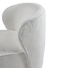 Rotating Single Sofa Swivel Cuddle Armchair White Teddy Boucle Accent Tub Chairs