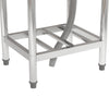 Stainless Steel Commercial Catering Sink Single Bowl Drainer Units Kitchen Basin